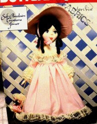 3606 BUTTERICK  'JANET' SOF -PORCELAIN CREATIVE 19'' CLOTH DOLL,1800S OUTFIT PATTERN UNCUT